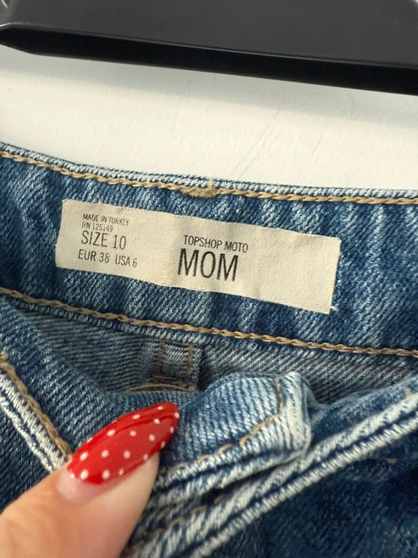 Topshop MOM Jean Shorts, photo 4 of 4