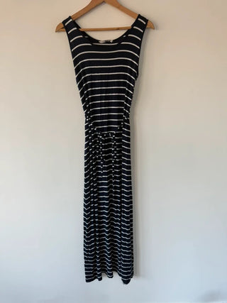 TU Blue Striped T Shirt Dress, preloved