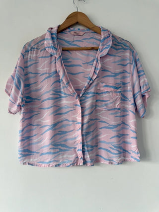 Boux Avenue Pink and Blue Pjama Set, preloved