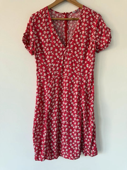 Gap Red Floral Dress, photo 2 of 4