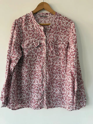 TU Linen Paisley Pattered Shirt, preloved