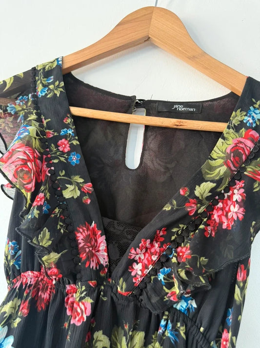 Vintage Y2K Jane Normal Floral Boho Dress, photo 2 of 5