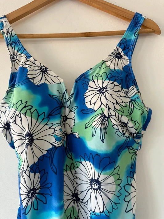 Essentials Floral Style Swimming Costume, photo 2 of 5