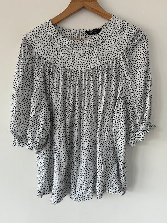 Marks and Spencer’s Spotted Blouse, photo 2 of 5