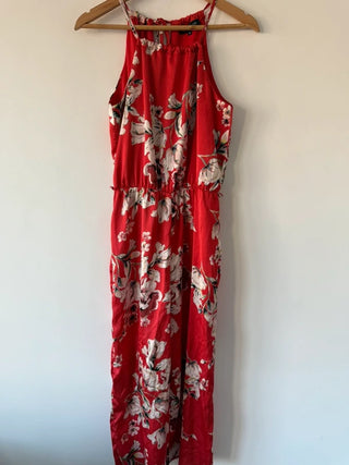 Cameo Rose Red Jumpsuit, preloved