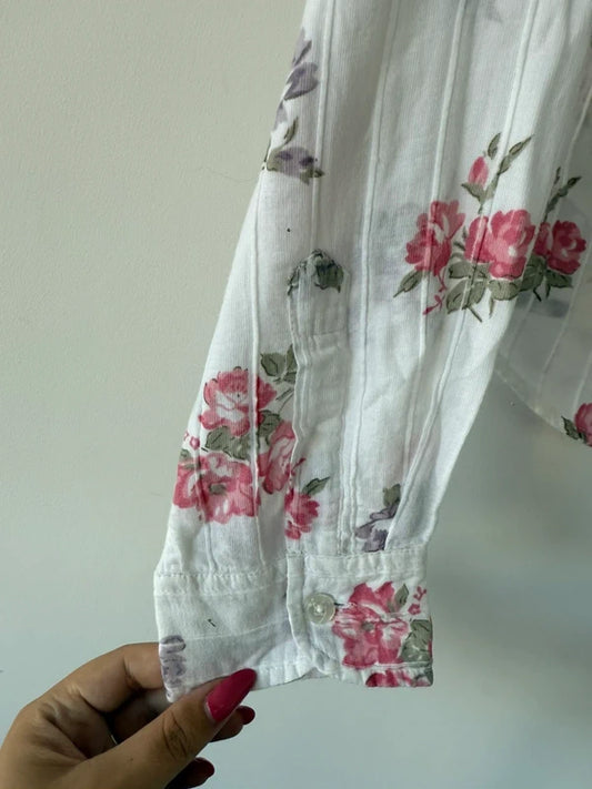 Next Floral 100% Cotton Blouse Shirt, photo 2 of 5