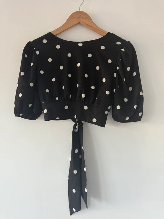 H&M Polka Dot Croptop, photo 2 of 4