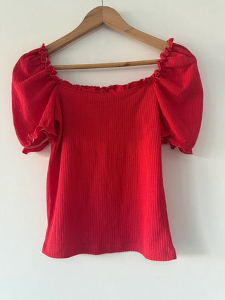 New Look Petite Red Top, preloved