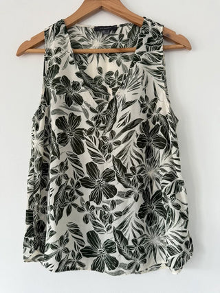 Primark Green Floral Vest Top, preloved