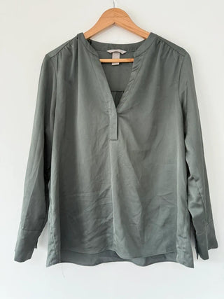H&M Grey Blouse, preloved