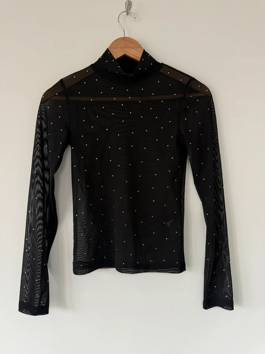 Lipsy Mesh Pearl Top, photo 2 of 4