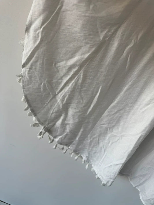 Shein Curve White Cover Up, photo 2 of 5