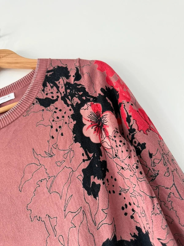 Next Pink Floral Jumper, photo 4 of 4