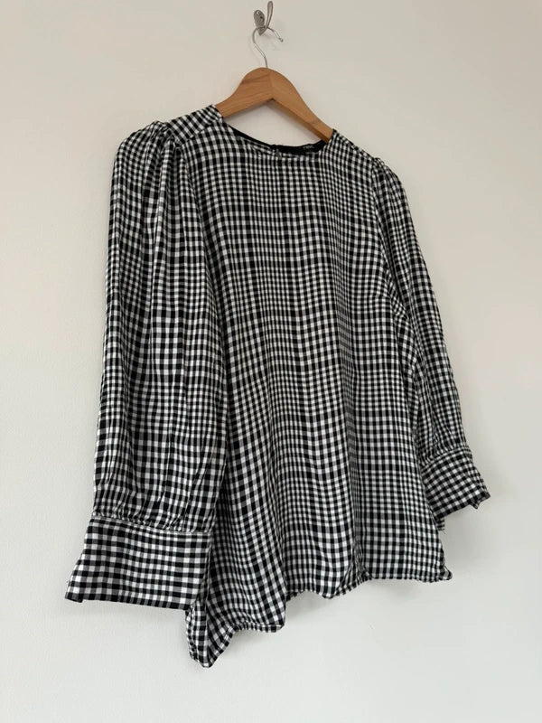 Next Black and White Chequered Top, photo 4 of 4