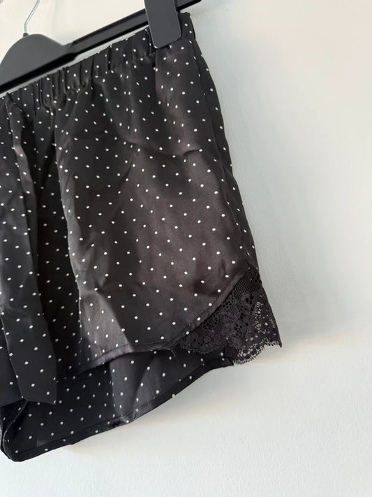 Black Polka Dot Pj Shorts, photo 2 of 3