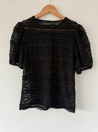 New Look Black Lace Top, preloved