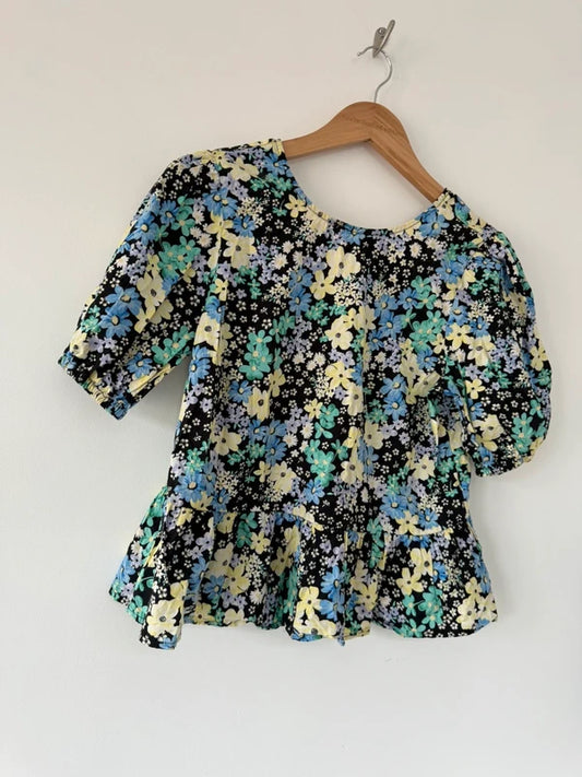 New Look Floral Peplum Top, photo 2 of 4