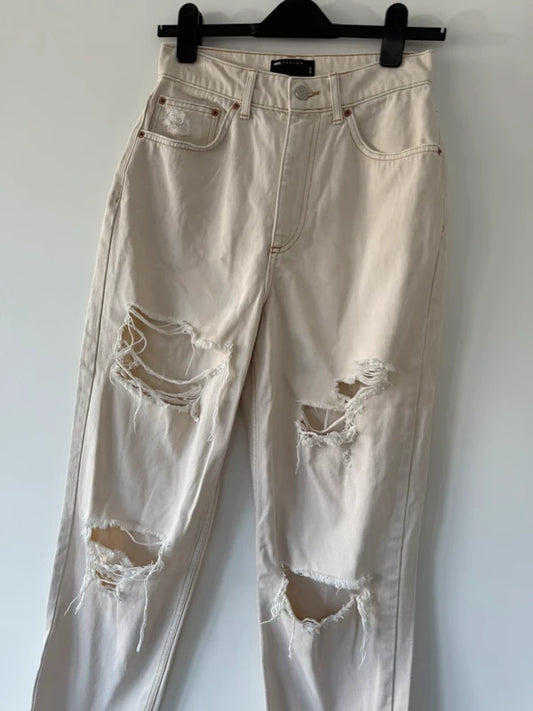 ASOS Design White Ripped Jeans, photo 2 of 5