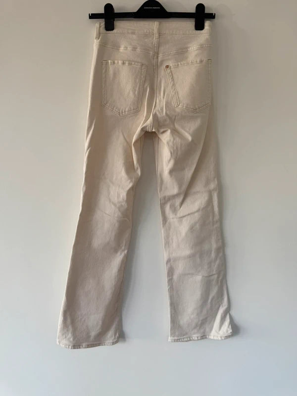 H&M Boot Cut High Waisted Cream Jeans EUR 34, photo 4 of 4