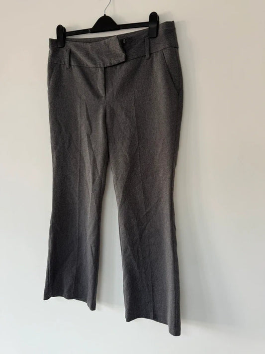 TU Grey Wide Leg Trousers Size 14 Short, photo 2 of 5