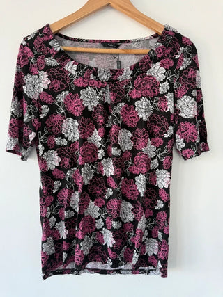M&CO Floral Patterned Top, preloved