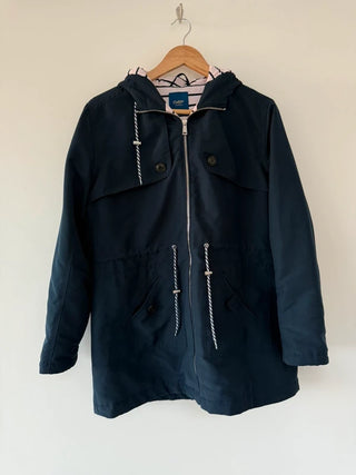 Cotton Traders Navy Blue Coat, preloved