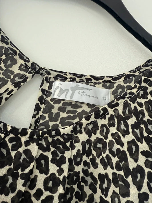 Internacionale Leopard Print Y2k Top, photo 2 of 2