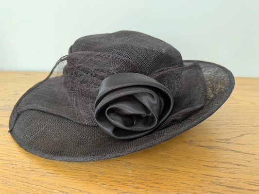 BHS Black Wedding Occasion Hat, photo 2 of 5