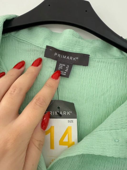 Primark Mint Green Shirt Size 14 New with Tags, photo 2 of 2