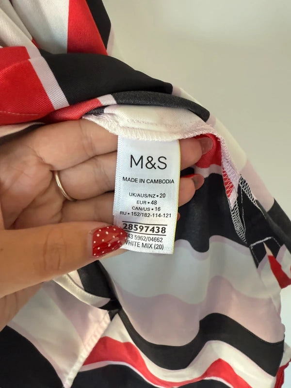 Marks and Spencer’s Striped Satin Shirt, photo 4 of 4