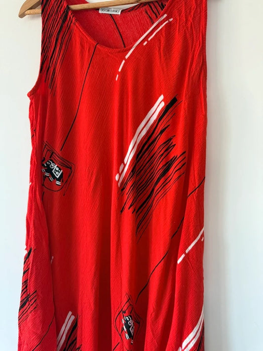 Eastern Classics Red Holiday Dress, photo 2 of 5
