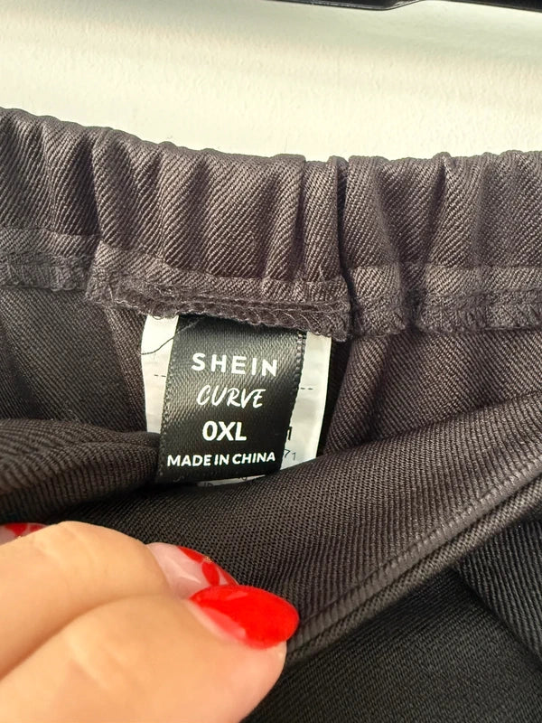 Shein Curve Black Trousers Curve, photo 3 of 3