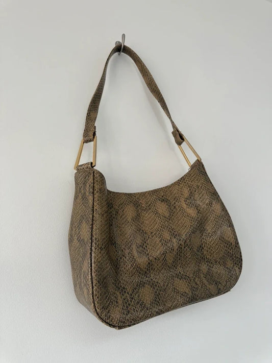 Y2K Style Snakeskin Shoulder Bag, photo 2 of 2
