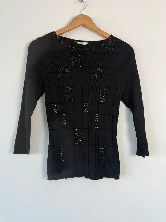 Marks and Spencer st Michael’s y2k black top, photo 2 of 4