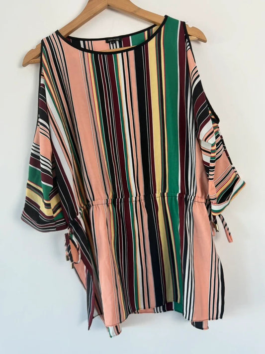 River island colourful striped blouse, photo 2 of 4