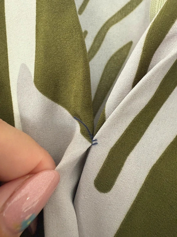 Shein green and white patterned jumpsuit, photo 5 of 5