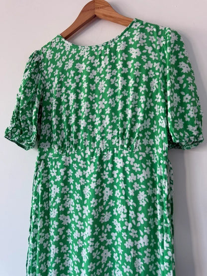 New Look Green Floral Midi Dress, photo 3 of 5