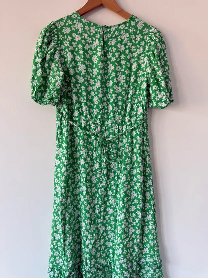New Look Green Floral Midi Dress, photo 4 of 5