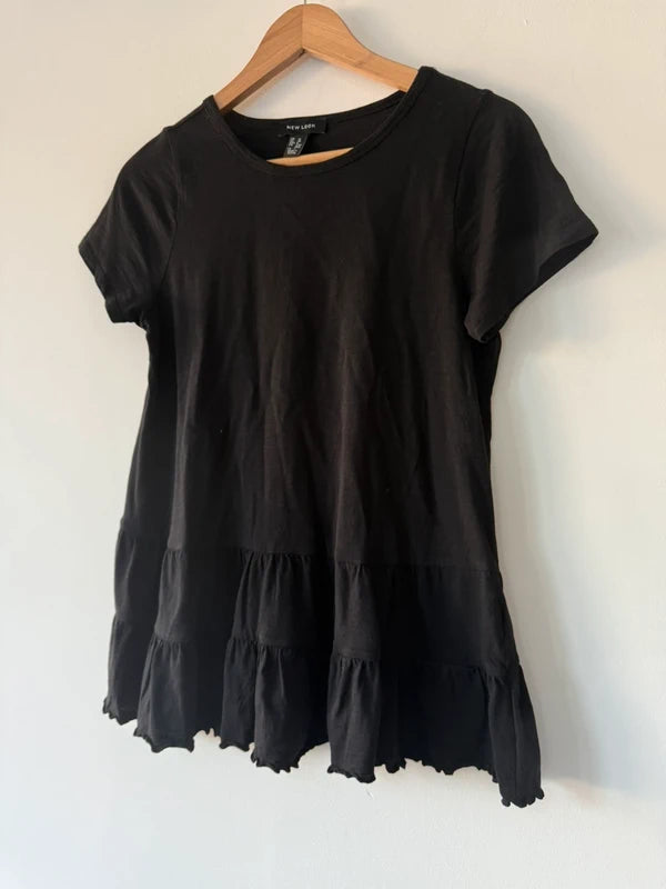 New Look Black Peplum Top, photo 2 of 3