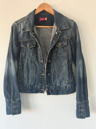 Pilot Y2k Denim Faded Jacket, preloved