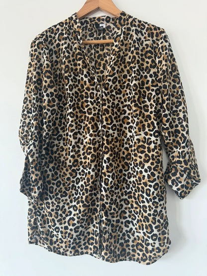H&M Leopard Print Shirt, photo 2 of 3