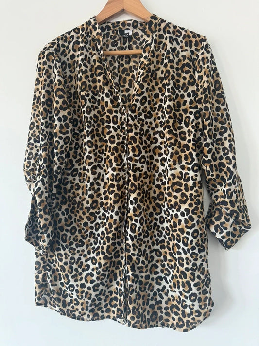 H&M Leopard Print Shirt, photo 2 of 3