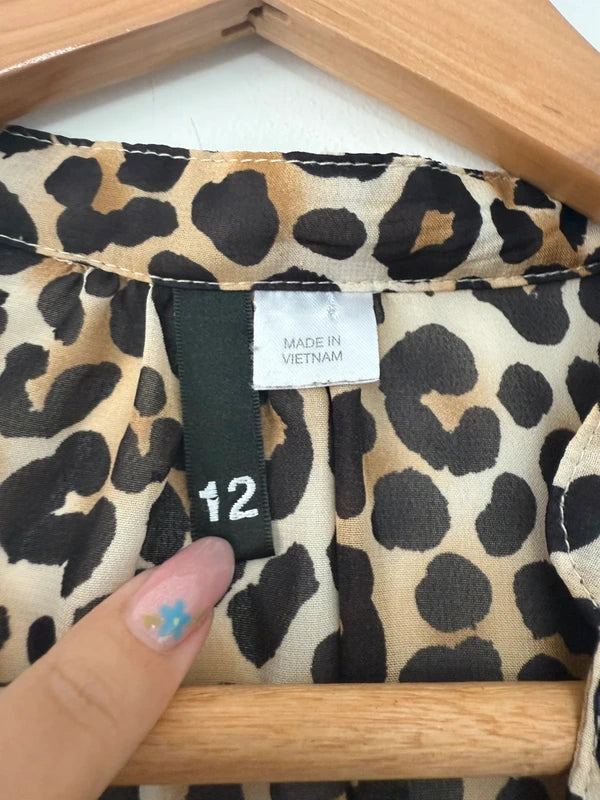 H&M Leopard Print Shirt, photo 3 of 3