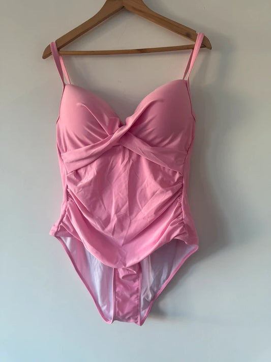 Shein Pink Swimming Costume, preloved