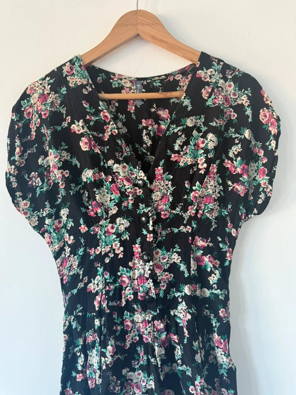 Evie Y2K Style Floral Playsuit, photo 2 of 5