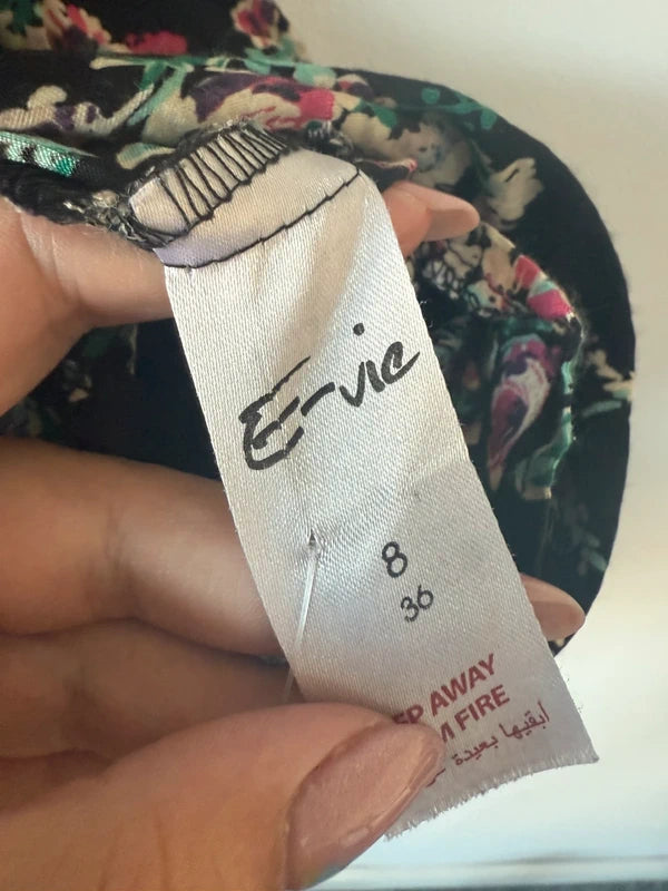 Evie Y2K Style Floral Playsuit, photo 4 of 5