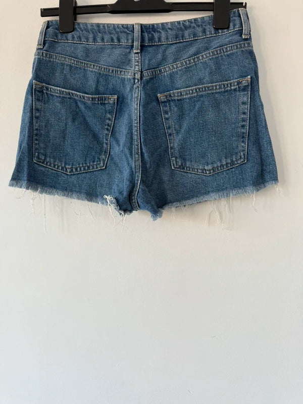Topshop MOM Jean Shorts, photo 3 of 4