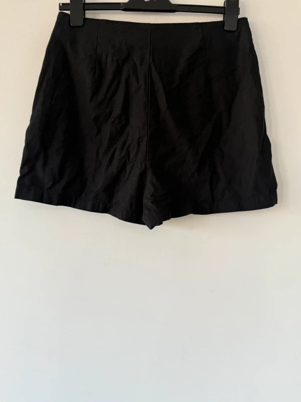 Primark Black Lace Up Shorts Size 14 New, photo 5 of 5