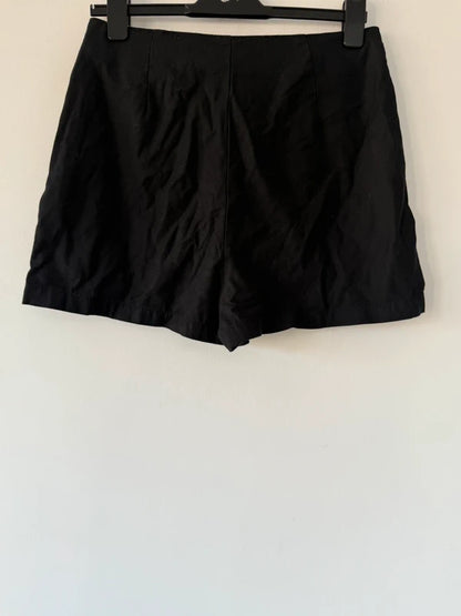 Primark Black Lace Up Shorts Size 14 New, photo 5 of 5