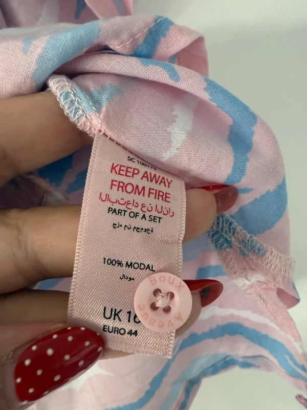Boux Avenue Pink and Blue Pjama Set, photo 2 of 4